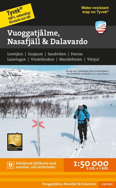 bokomslag Vuoggatjålme - Nasafjäll - Dalavardo 1:50.000