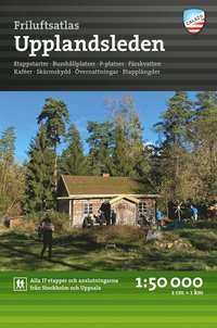 bokomslag Friluftsatlas Upplandsleden 1:50.000
