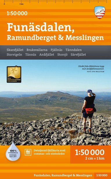 Calazo Maps - Funäsdalen Ramundberget Messlingen 1:50.000, Övrigt