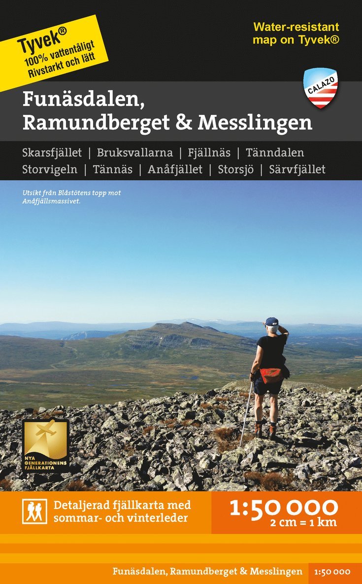 Funäsdalen Ramundberget Messlingen 1:50.000 1