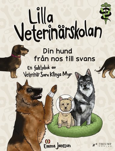 bokomslag Lilla veterinärskolan - din hund från nos till svans!