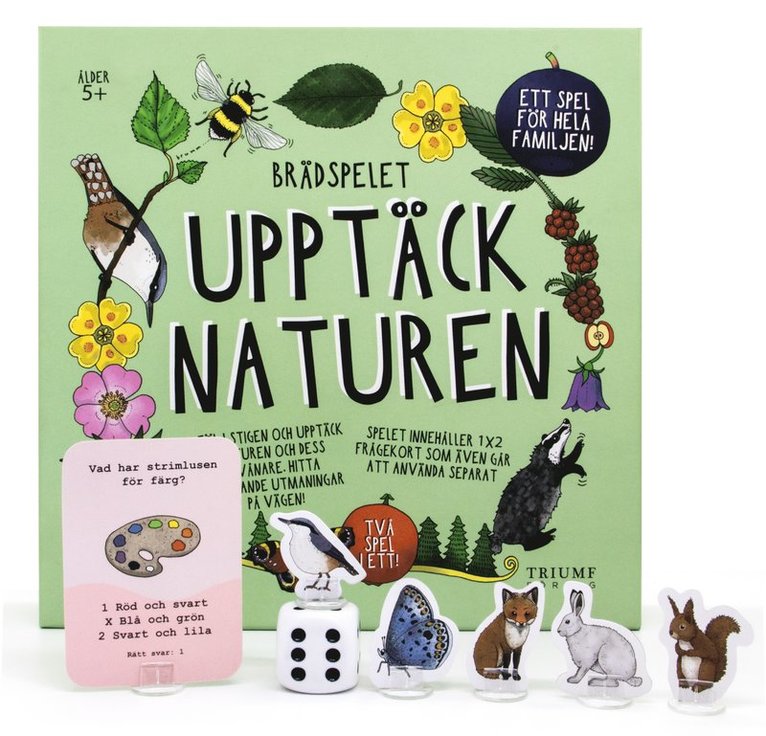 Upptäck naturen - Familjespel + bok!, Övrigt