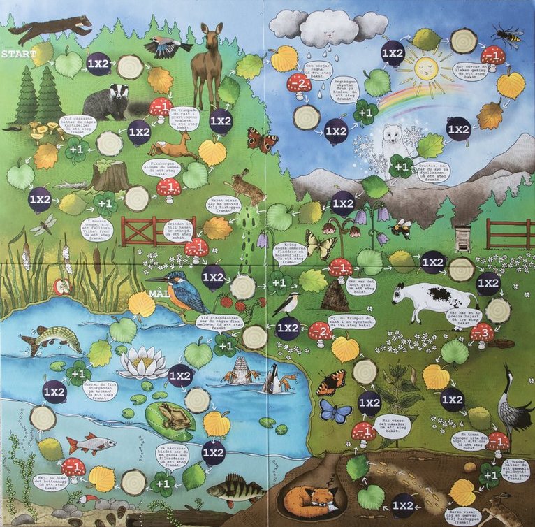 Upptäck naturen - Familjespel + bok!, Övrigt