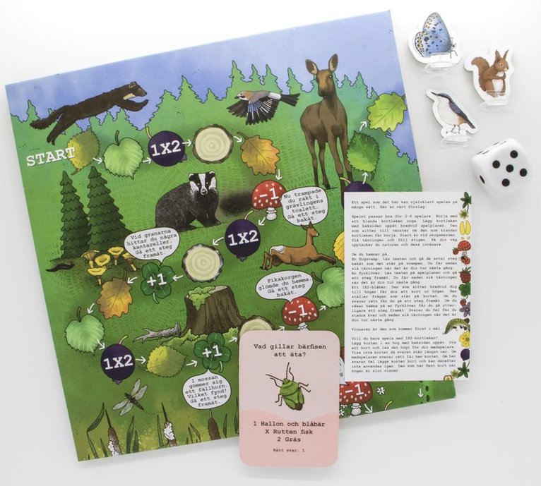 Upptäck naturen - Familjespel + bok!, Övrigt