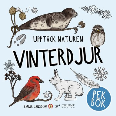Emma Jansson - Vinterdjur - pekbok, Inbunden