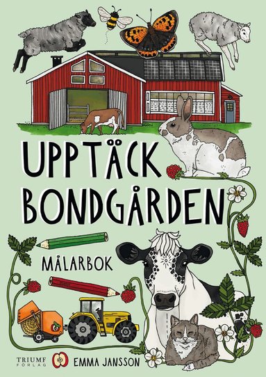 Upptäck bondgården målarbok, Häftad
