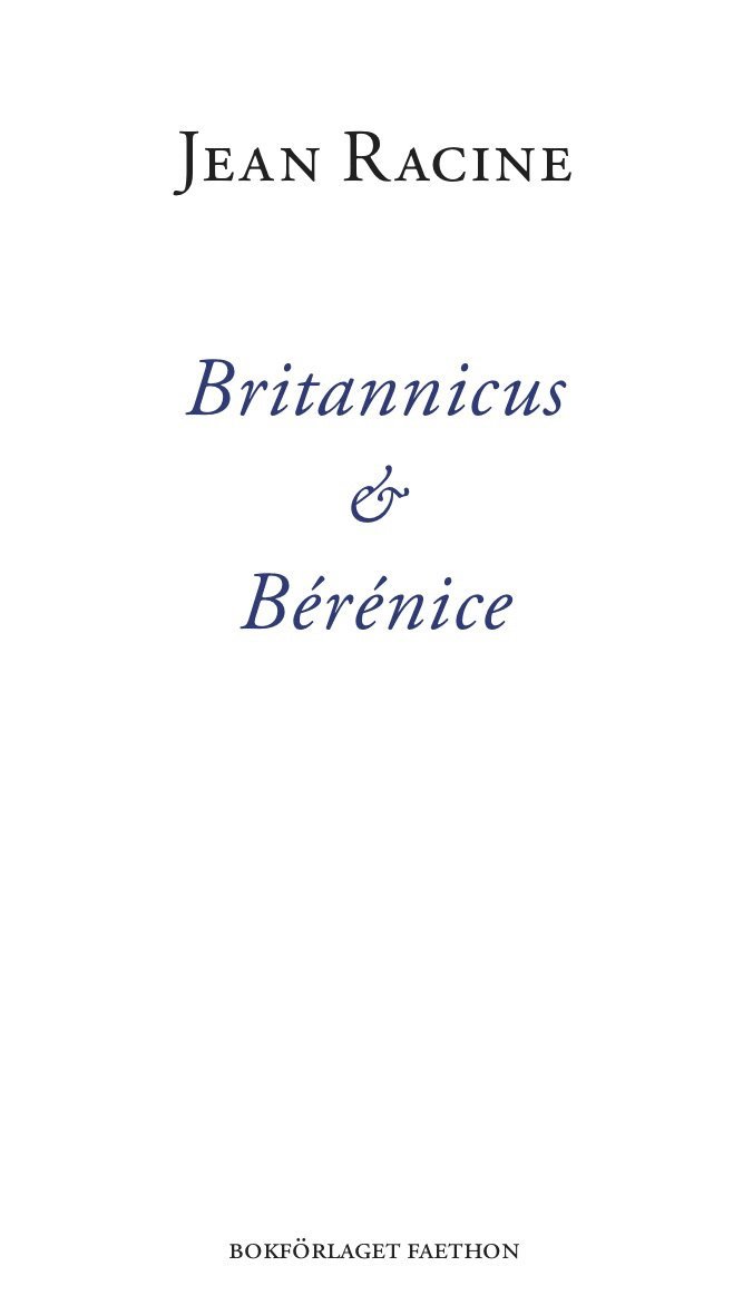 Britannicus & Bérénice 1