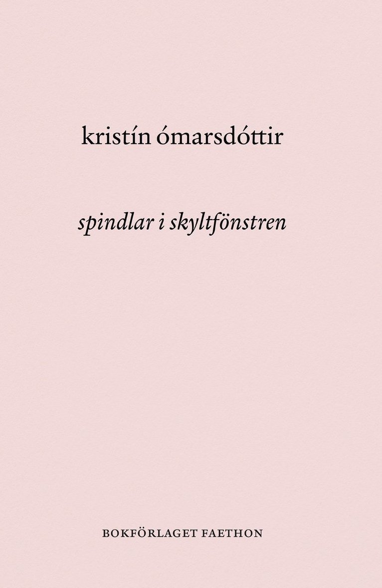 Spindlar i skyltfönstren
