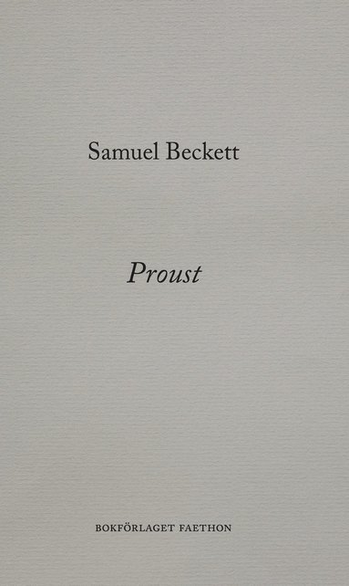 bokomslag Proust