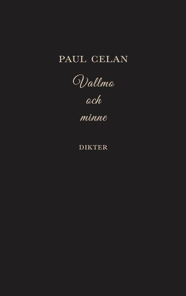 Paul Celan - Vallmo och minne, Inbunden