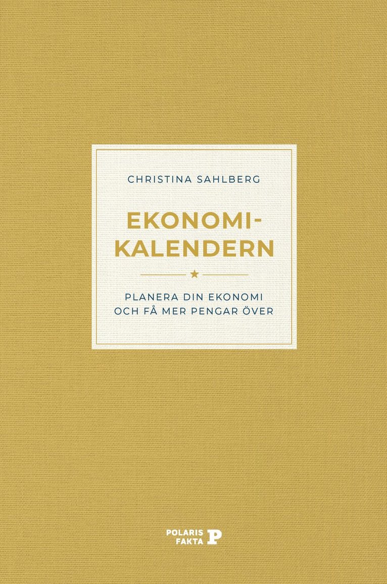 Christina Sahlberg - Ekonomikalendern, Häftad