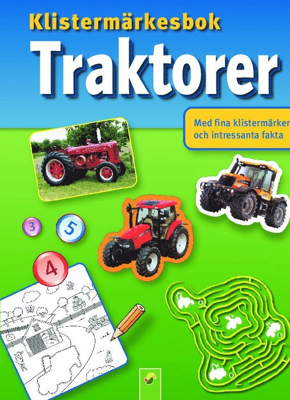 Traktorer:klistermärken och intressant fakta 1