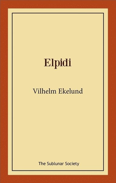 bokomslag Elpidi