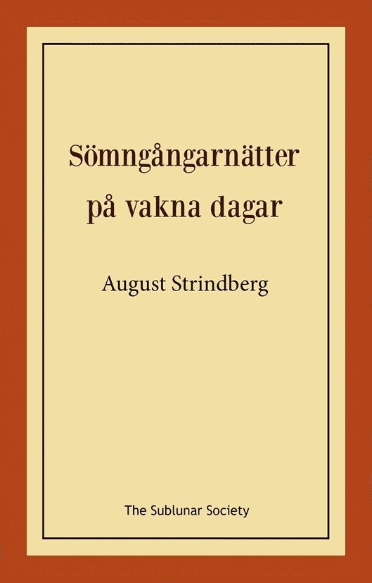 Sömngångarnätter på vakna dagar 1