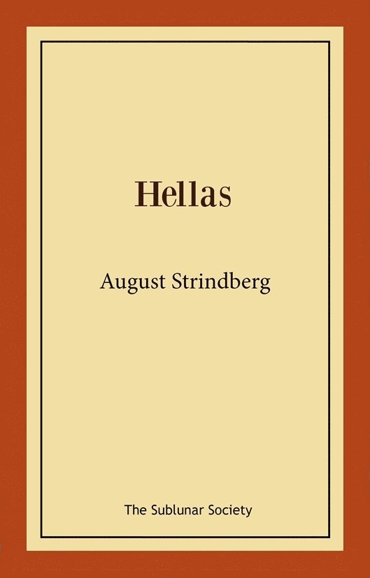 August Strindberg - Hellas, Häftad