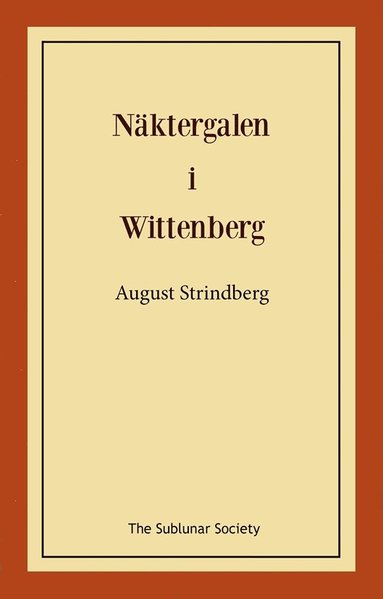 bokomslag Näktergalen i Wittenberg