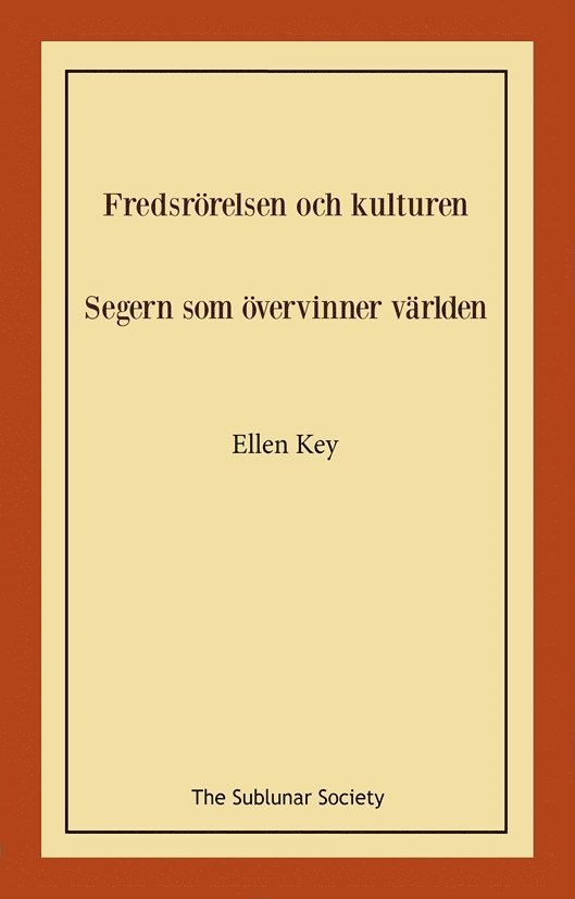 Fredsrörelsen och kulturen ; Segern som övervinner världen