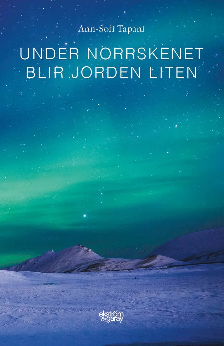 Ann-Sofi Tapani - Under norrskenet blir jorden liten, Inbunden