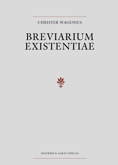 bokomslag Breviarium Existentiae