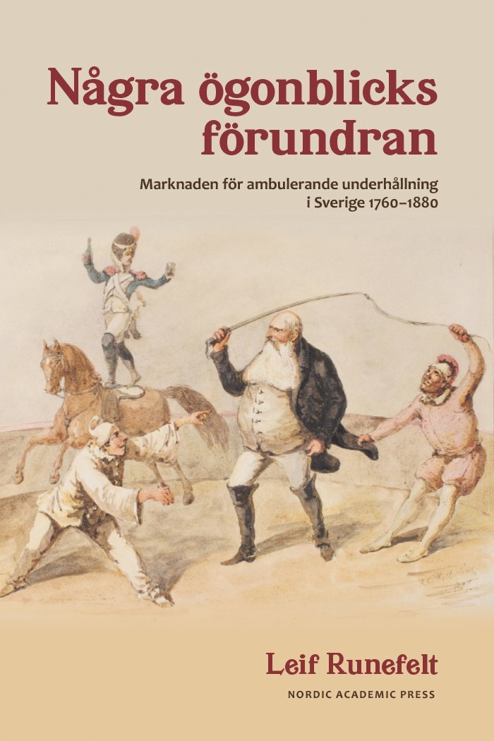 Leif Runefelt - Några ögonblicks förundran : marknaden för ambulerande underhållning i Sverige 1760-1880, Inbunden