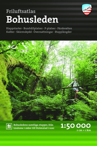 bokomslag Friluftsatlas Bohusleden 1:50.000