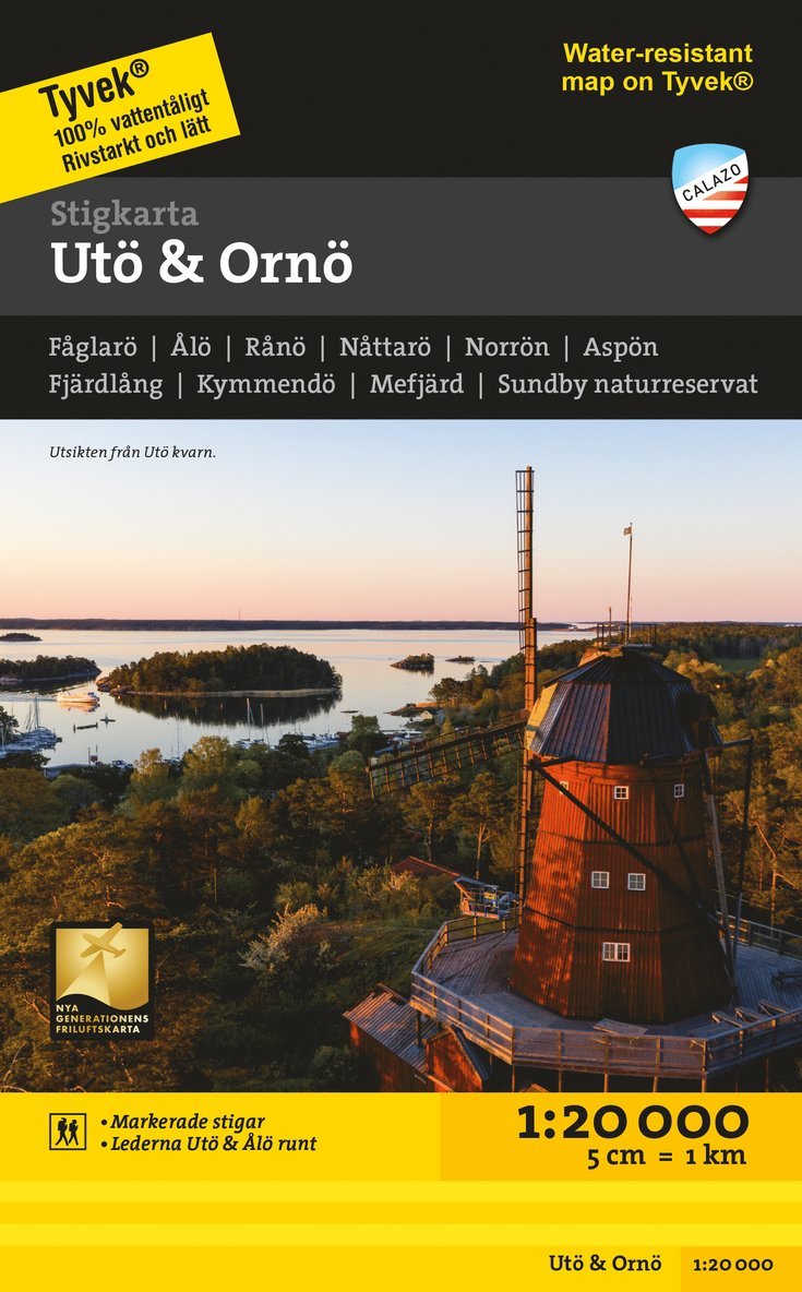 Stigkarta Utö & Ornö 1:25.000 1