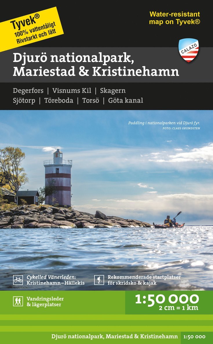 Djurö Mariestad Kristinehamn 1:50.000 1