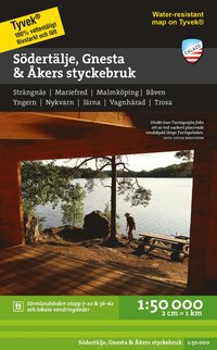 bokomslag Södertälje, Gnesta & Åkers styckebruk 1:50.000