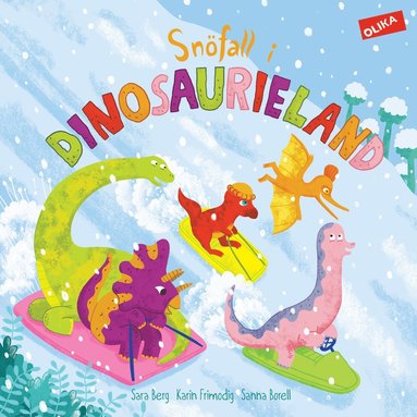 bokomslag Snöfall i Dinosaurieland