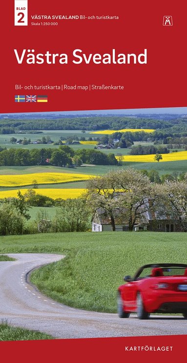Västra Svealand Bil & Turistkarta Nr 2 : Skala 1:250.000, Övrigt