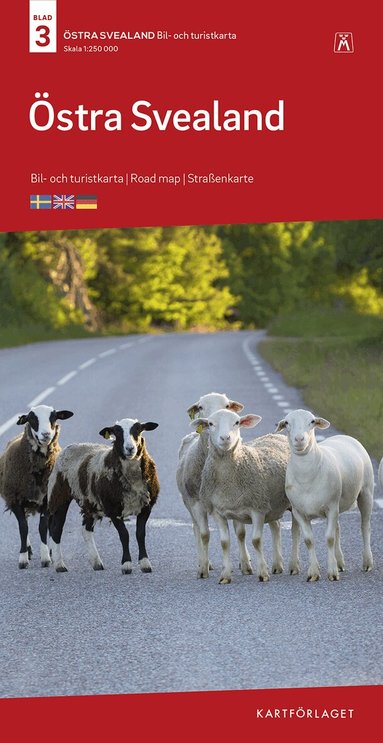 Östra Svealand Bil & Turistkarta Nr 3 : Skala 1:250.000, Övrigt