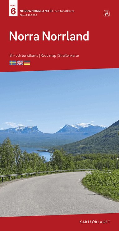 Norra Norrland Bil & Turistkarta Nr 6 : Skala 1:400.000, Övrigt