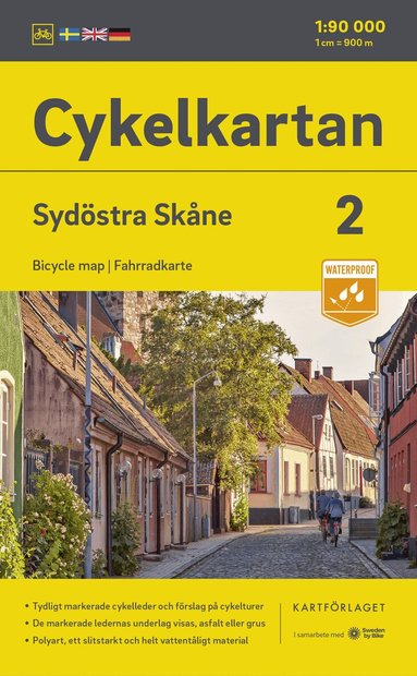 Cykelkartan Blad 2 Sydöstra Skåne 2023-2025, Övrigt