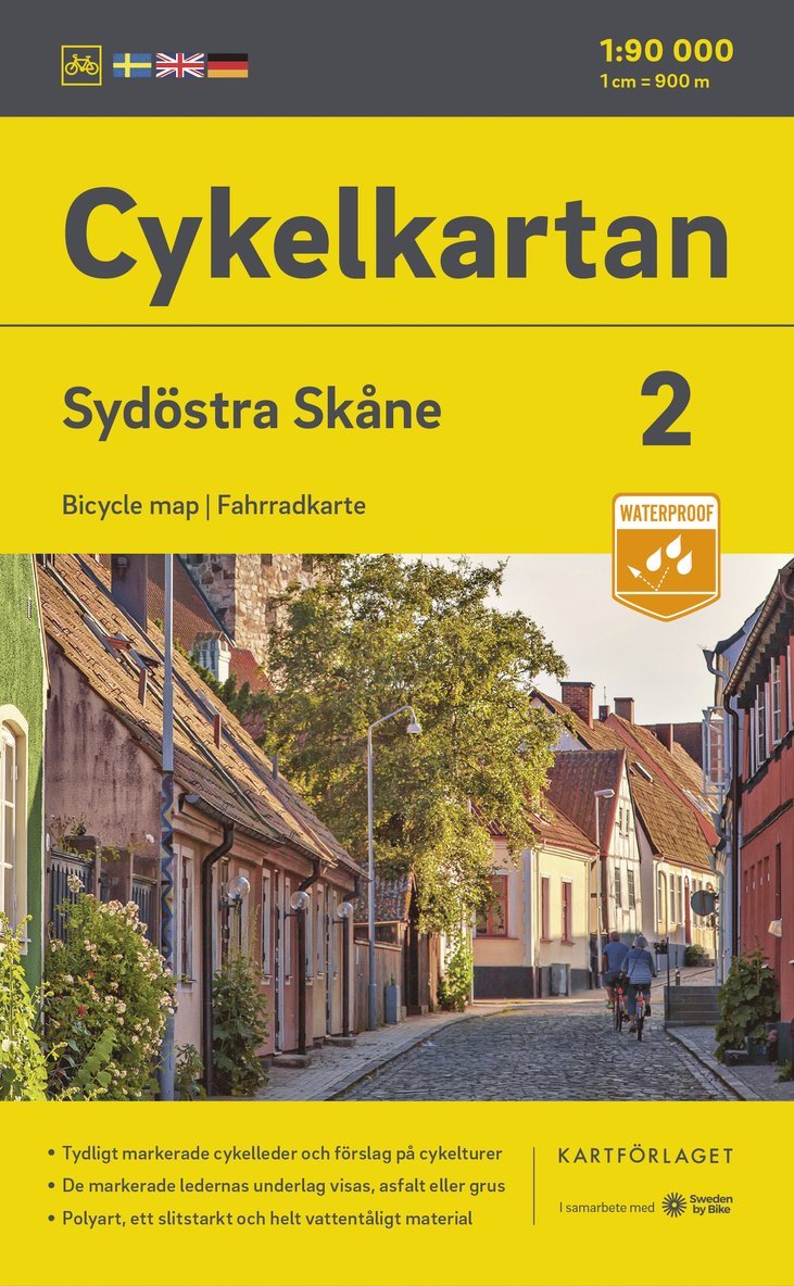 Cykelkartan Blad 2 Sydöstra Skåne 2023-2025 1