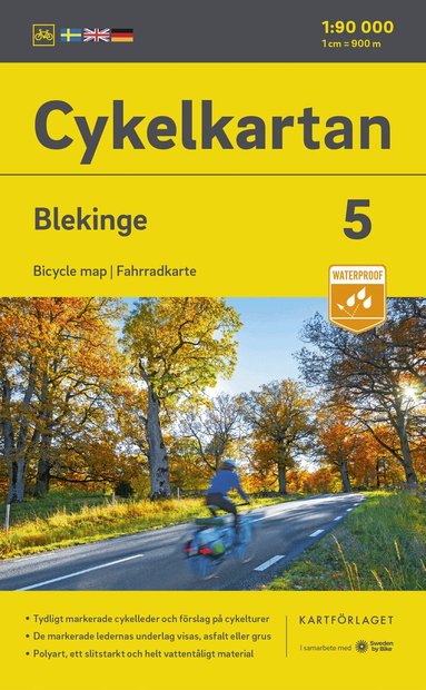 Cykelkartan Blad 5 Blekinge 2023-2025, Övrigt