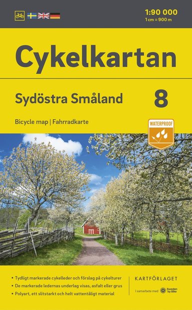 bokomslag Smaland Southeast cycling map