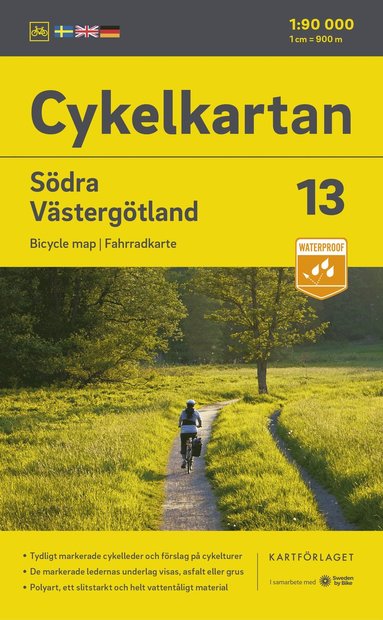 bokomslag Vastergotland South cycling map