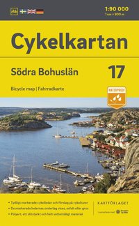 bokomslag Cykelkartan Blad 17 Södra Bohuslän 2023-2025