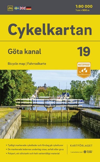Cykelkartan Blad 19 Göta kanal 2023-2025, Övrigt