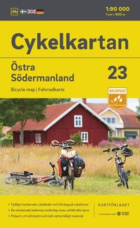 bokomslag Cykelkartan Blad 23 Östra Södermanland 2023-2025