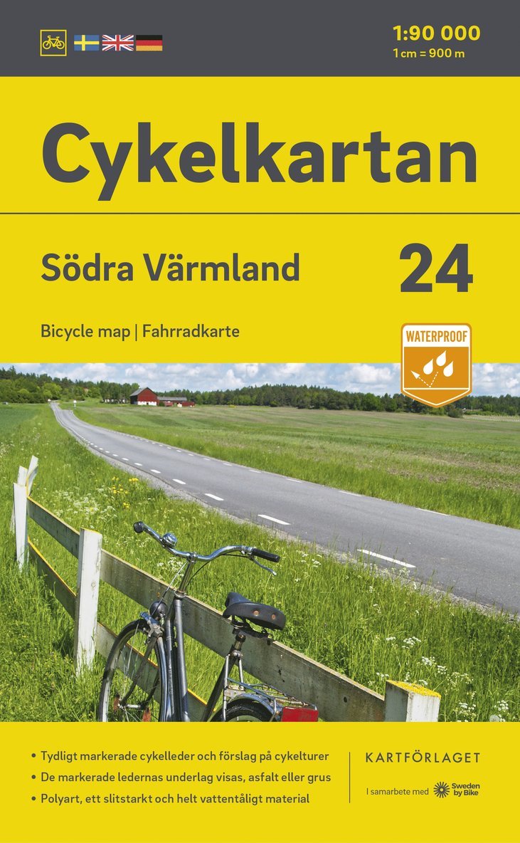 Cykelkartan Blad 24 Södra Värmland 2023-2025 1