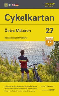 bokomslag Cykelkartan Blad 27 Östra Mälaren 2023-2025