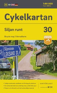 bokomslag Cykelkartan Blad 30 Siljan runt 1:90000