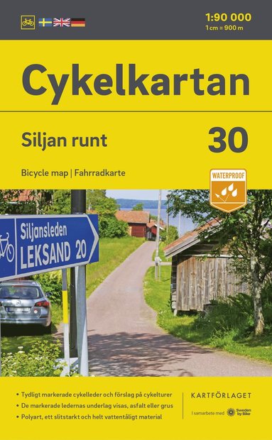 bokomslag Siljan lake & great surroundings cycling map