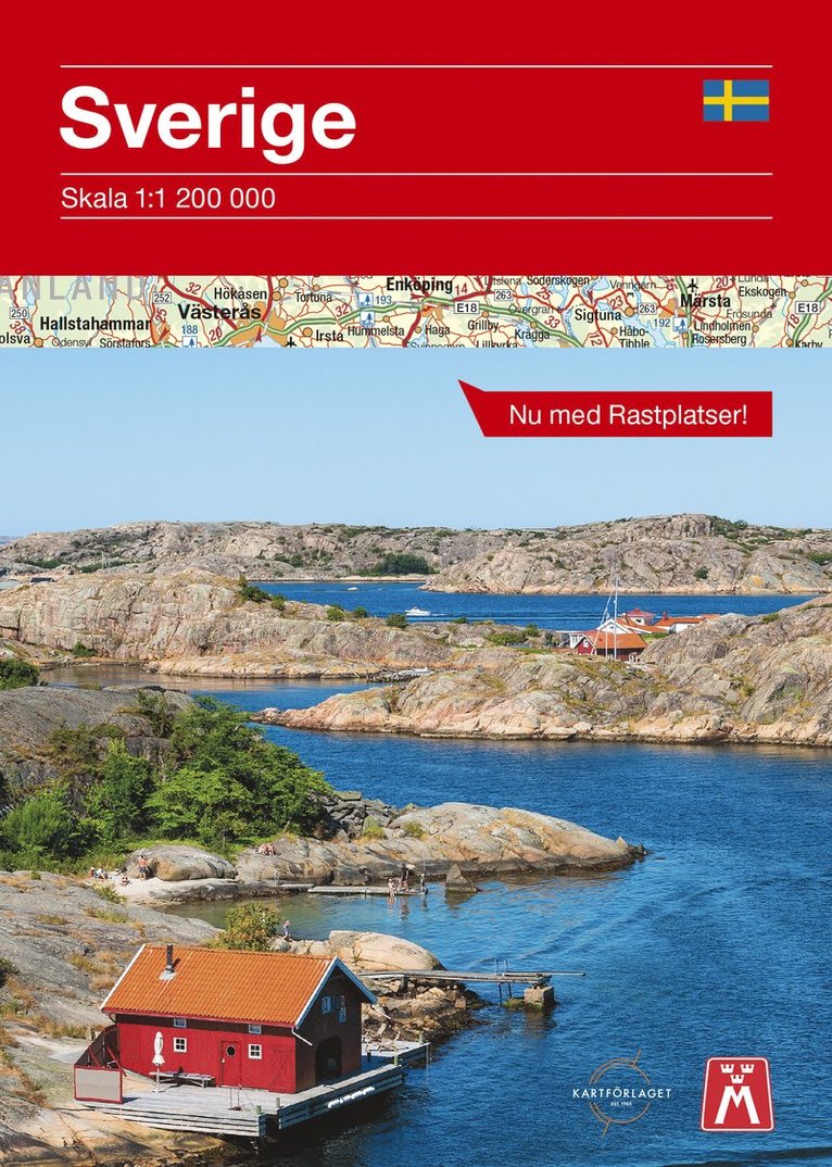 Sverige Vägkarta med rastplatser, Övrigt