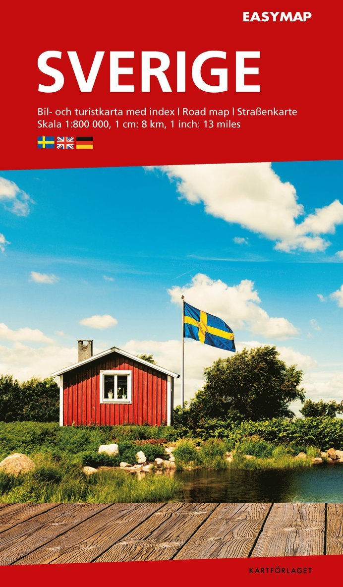 Sverige EasyMap : 1:800 000, Övrigt