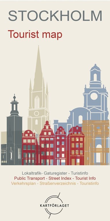 Stockholm Tourist map Kartförlaget 1:13000, Övrigt