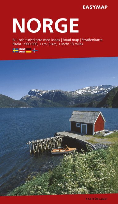 Norge EasyMap, Kartförlaget 1:900 000, Övrigt