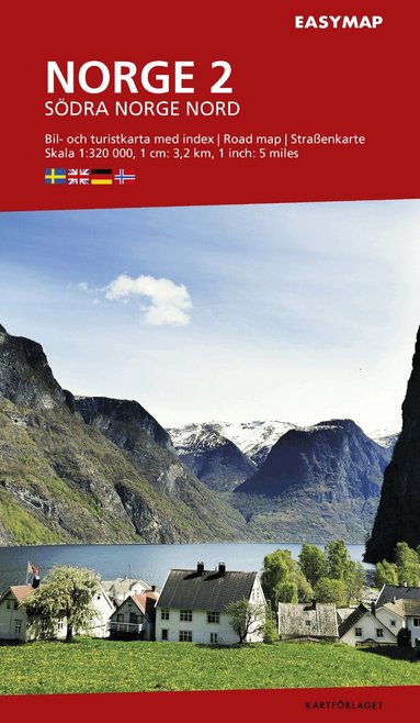 Södra Norge 2 nord EasyMap, 1:320 000, Övrigt