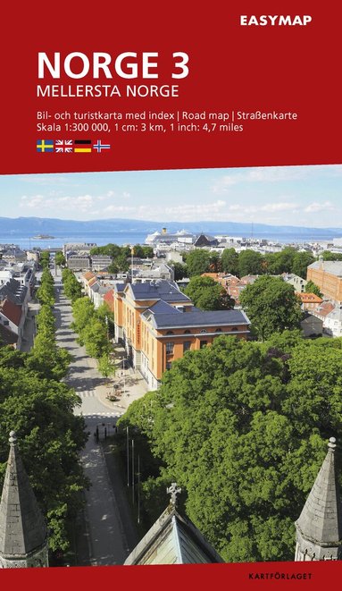 Mellersta Norge 3 EasyMap, 1:300 000, Övrigt